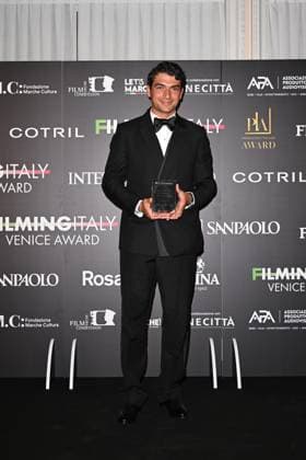Venice, 82nd Venice International Film Festival 2025 - Evening 5 - Filming Italy Awards Ceremony. Pictured: Giorgio Giacomo  Copyright: xManuelexMangiarotti PoolxPhotoxEventsx06x xipa-agency.netx xManuelexMangiarotti PoolxPhotoxEx IPA_Agency_IPA63793942