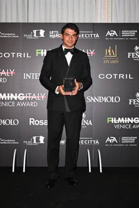 Venice, 82nd Venice International Film Festival 2025 - Evening 5 - Filming Italy Awards Ceremony. Pictured: Giorgio Giacomo  Copyright: xManuelexMangiarotti PoolxPhotoxEventsx06x xipa-agency.netx xManuelexMangiarotti PoolxPhotoxEx IPA_Agency_IPA63793945