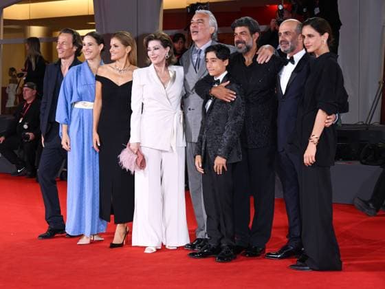 Venice, 82nd Venice International Film Festival 2025 - Evening 5 - Red Carpet The Maestro . Pictured: The Cast  Copyright: xAlbertoxTerenghix xipa-agency.netx xPoolxPhotoxEventsx06x IPA_Agency_IPA63793952