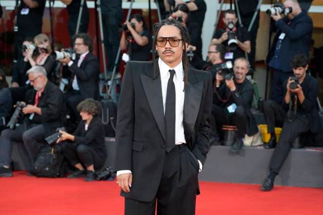 Father Mother Sister Brother red carpet in Venice Lido - 31 Aug 2025 Luca Sabbat attends the red carpet of film Father Mother Brother Sister at 82 Venice Film Festival at Palazzo del cinema. Venice Lido Italy Copyright: xMarioxCartellix xSOPAxImagesx _DSC4615