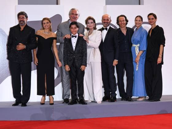 Venice, 82nd Venice International Film Festival 2025 - Evening 5 - Red Carpet The Maestro . Pictured: The Cast  Copyright: xAlbertoxTerenghix xipa-agency.netx xPoolxPhotoxEventsx06x IPA_Agency_IPA63793954