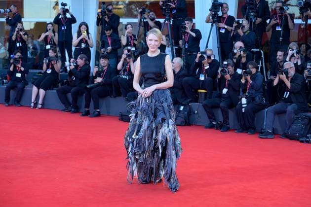 Father Mother Sister Brother red carpet in Venice Lido - 31 Aug 2025 Cate Balnchett attends the red carpet of film Father Mother Brother Sister at 82 Venice Film Festival at Palazzo del cinema. Venice Lido Italy Copyright: xMarioxCartellix xSOPAxImagesx _DSC4679