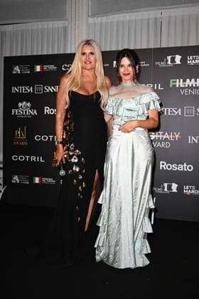Venice, 82nd Venice International Film Festival 2025 - Evening 5 - Filming Italy Awards Ceremony. Pictured: Tiziana Rocca, Valentina Cervi  Copyright: xManuelexMangiarotti PoolxPhotoxEventsx06x xipa-agency.netx xManuelexMangiarotti PoolxPhotoxEx IPA_Agency_IPA63794032