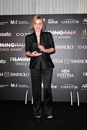 Venice, 82nd Venice International Film Festival 2025 - Evening 5 - Filming Italy Awards Ceremony. Pictured: Margherita Buy  Copyright: xManuelexMangiarotti PoolxPhotoxEventsx06x xipa-agency.netx xManuelexMangiarotti PoolxPhotoxEx IPA_Agency_IPA63794043