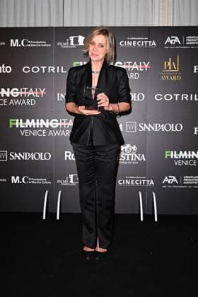 Venice, 82nd Venice International Film Festival 2025 - Evening 5 - Filming Italy Awards Ceremony. Pictured: Margherita Buy  Copyright: xManuelexMangiarotti PoolxPhotoxEventsx06x xipa-agency.netx xManuelexMangiarotti PoolxPhotoxEx IPA_Agency_IPA63794055