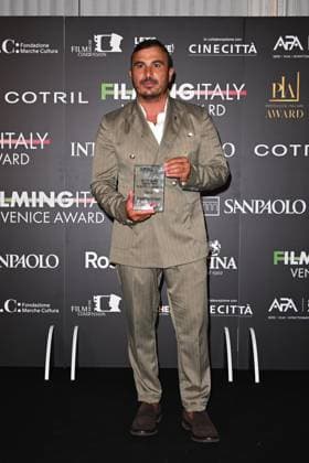 Venice, 82nd Venice International Film Festival 2025 - Evening 5 - Filming Italy Awards Ceremony. Pictured: Francesco Di Leva  Copyright: xManuelexMangiarotti PoolxPhotoxEventsx06x xipa-agency.netx xManuelexMangiarotti PoolxPhotoxEx IPA_Agency_IPA63794074