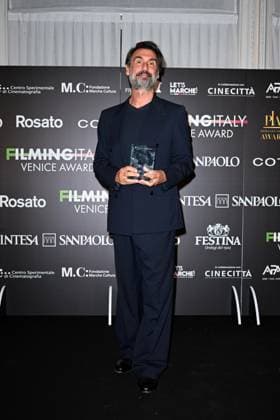 Venice, 82nd Venice International Film Festival 2025 - Evening 5 - Filming Italy Awards Ceremony. Pictured: Fabrizio Gifuni  Copyright: xManuelexMangiarotti PoolxPhotoxEventsx06x xipa-agency.netx xManuelexMangiarotti PoolxPhotoxEx IPA_Agency_IPA63794375