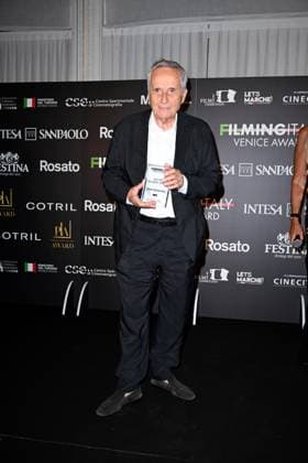Venice, 82nd Venice International Film Festival 2025 - Evening 5 - Filming Italy Awards Ceremony. Pictured: Marco Bellocchio  Copyright: xManuelexMangiarotti PoolxPhotoxEventsx06x xipa-agency.netx xManuelexMangiarotti PoolxPhotoxEx IPA_Agency_IPA63794459