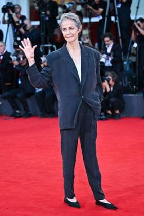 Venice Father Mother Sister Brother Premiere AM Charlotte Rampling attending the Father Mother Sister Brother Premiere as part of the 82nd Venice International Film Festival at the Lido in Venice, Italy on August 31, 2025. Photo by Aurore Marechal ABACAPRESS.COM Venice Italy  Copyright: xMarechalxAurore ABACAx