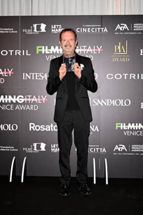 Venice, 82nd Venice International Film Festival 2025 - Evening 5 - Filming Italy Awards Ceremony. Pictured: Rocco Papaleo  Copyright: xManuelexMangiarotti PoolxPhotoxEventsx06x xipa-agency.netx xManuelexMangiarotti PoolxPhotoxEx IPA_Agency_IPA63793892