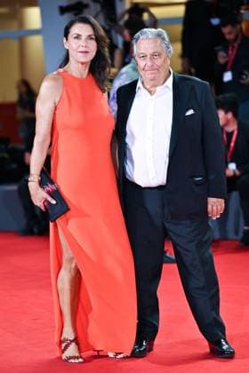 Venice Father Mother Sister Brother Premiere AM Christian Clavier and Isabelle de Araujo attending the Father Mother Sister Brother Premiere as part of the 82nd Venice International Film Festival at the Lido in Venice, Italy on August 31, 2025. Photo by Aurore Marechal ABACAPRESS.COM Venice Italy  Copyright: xMarechalxAurore ABACAx