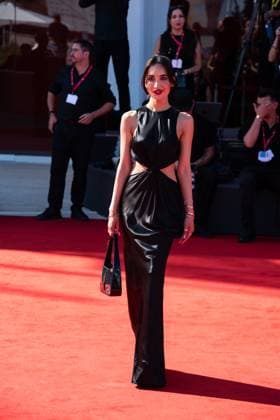 The Wizard of the Kremlin Red Carpet - The 82nd Venice International Film Festival - 31 Aug 2025 A guest attends The Wizard of the Kremlin red carpet during The 82nd Venice International Film Festival. Venice Italy Copyright: xLoredanaxSangiulianox xSOPAxImagesx LSangiuliano-2102