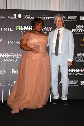 Venice, 82nd Venice International Film Festival 2025 - Evening 5 - Filming Italy Awards Ceremony. Pictured: Da Vine Joy Randolph  Copyright: xManuelexMangiarotti PoolxPhotoxEventsx06x xipa-agency.netx xManuelexMangiarotti PoolxPhotoxEx IPA_Agency_IPA63795276