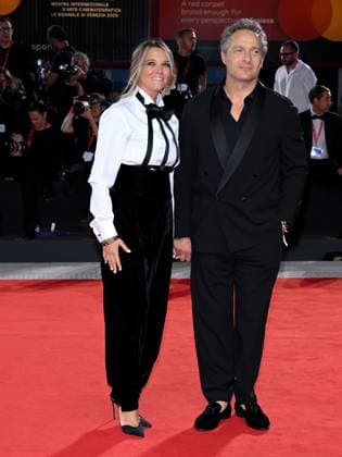 Venice, 82nd Venice International Film Festival 2025 - Evening 5 - Red Carpet Filming Italy Venice Award Pictured: Francesca Barra, Claudio Santamaria  Copyright: xAlbertoxTerenghi PoolxPhotoxEventsx06x xipa-agency.netx xPoolxPhotoxEventsx06x IPA_Agency_IPA63795338