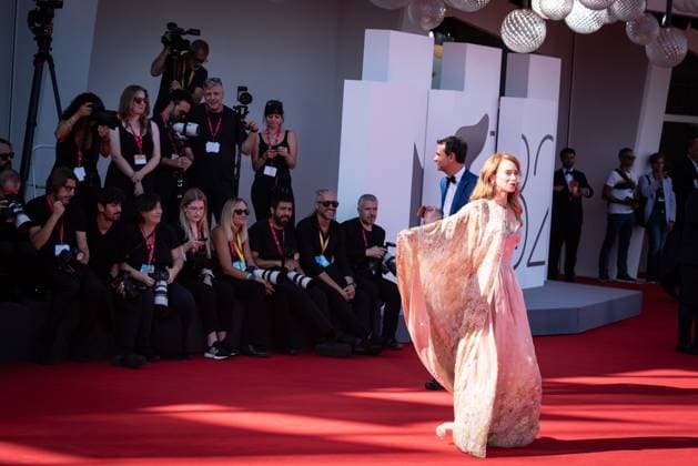 August 31, 2025, Venice, Italy: Yvonne SciÃ² attends The Wizard of the Kremlin red carpet during The 82nd Venice International Film Festival. Venice Italy - ZUMAs197 20250831_aaa_s197_273 Copyright: xLoredanaxSangiulianox