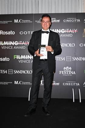 Venice, 82nd Venice International Film Festival 2025 - Evening 5 - Filming Italy Awards Ceremony. Pictured: Igino Straffi  Copyright: xManuelexMangiarotti PoolxPhotoxEventsx06x xipa-agency.netx xManuelexMangiarotti PoolxPhotoxEx IPA_Agency_IPA63795308