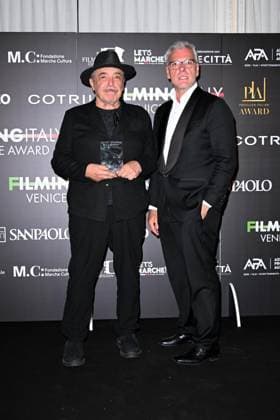 Venice, 82nd Venice International Film Festival 2025 - Evening 5 - Filming Italy Awards Ceremony. Pictured: Nino Frassica  Copyright: xManuelexMangiarotti PoolxPhotoxEventsx06x xipa-agency.netx xManuelexMangiarotti PoolxPhotoxEx IPA_Agency_IPA63795415