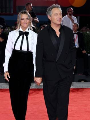 Venice, 82nd Venice International Film Festival 2025 - Evening 5 - Red Carpet Filming Italy Venice Award Pictured: Francesca Barra, Claudio Santamaria  Copyright: xAlbertoxTerenghi PoolxPhotoxEventsx06x xipa-agency.netx xPoolxPhotoxEventsx06x IPA_Agency_IPA63795357