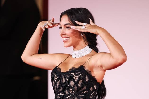 Venice, 82nd Venice International Film Festival - Day 4 - The Filming Italy Venice Award red carpet. Pictured: Georgina Rodriguez  Copyright: xAlessandroxBremecx xipa-agency.netx xx IPA_Agency_IPA63798380