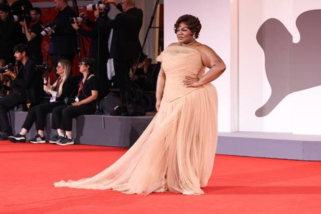 Venice, 82nd Venice International Film Festival - Day 4 - The Filming Italy Venice Award red carpet. Pictured: Da Vine Joy Randolph  Copyright: xAlessandroxBremecx xipa-agency.netx xx IPA_Agency_IPA63798438