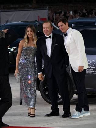 Venice, 82nd Venice International Film Festival 2025 - evening 5 - red carpet Filming Italy Venice Award Pictured: Lucie Lowenstein, Kevin Spacey, Evan Lowenstein  Copyright: xAlbertoxTerenghi PoolxPhotoxEventsx06x xipa-agency.netx xPoolxPhotoxEventsx06x IPA_Agency_IPA63798829