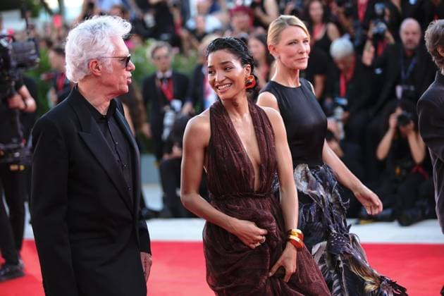red carpet of the film Father Mother Sister Brother during the 82nd Venice Film Festival in Venice, Italy - 31 Aug 2025 Jim Jarmusch, Indya Moore and Cate Blanchett attend the red carpet of the film Father Mother Sister Brother at the Palazzo del Cinema during the 82nd Venice Film Festival. Venice Italy Copyright: x xMarcoxBaradax xSOPAxImagesx REDCARPETMOTHERFATHERSISTERBROTHER-82