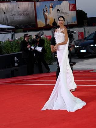 Venice, 82nd Venice International Film Festival 2025 - evening 5 - red carpet Filming Italy Venice Award Pictured: Rocío Munoz Morales  Copyright: xAlbertoxTerenghi PoolxPhotoxEventsx06x xipa-agency.netx xPoolxPhotoxEventsx06x IPA_Agency_IPA63799114