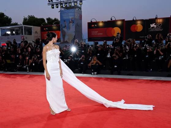 Venice, 82nd Venice International Film Festival 2025 - evening 5 - red carpet Filming Italy Venice Award Pictured: Rocío Munoz Morales  Copyright: xAlbertoxTerenghi PoolxPhotoxEventsx06x xipa-agency.netx xPoolxPhotoxEventsx06x IPA_Agency_IPA63799178