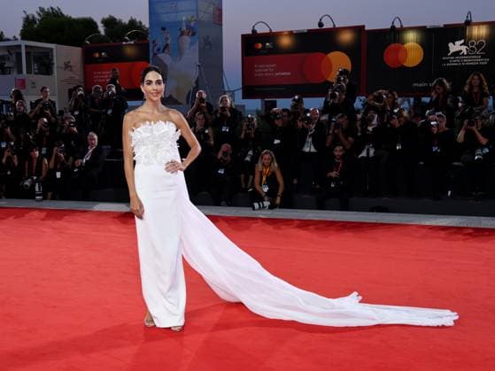 Venice, 82nd Venice International Film Festival 2025 - evening 5 - red carpet Filming Italy Venice Award Pictured: Rocío Munoz Morales  Copyright: xAlbertoxTerenghi PoolxPhotoxEventsx06x xipa-agency.netx xPoolxPhotoxEventsx06x IPA_Agency_IPA63799200