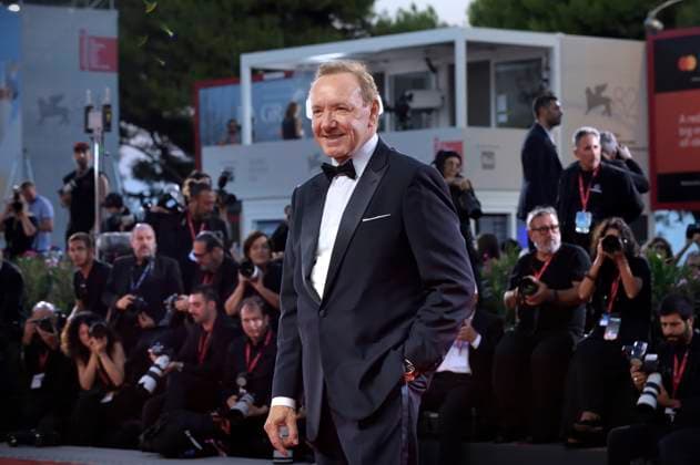 Kevin Spacey attends the Filming Italy Venice Award photocall during the 82nd Venice International Film Festival on Sunday, August 31, 2025 in Venice, Italy.  VEN20250831219 RoccoxSpaziani