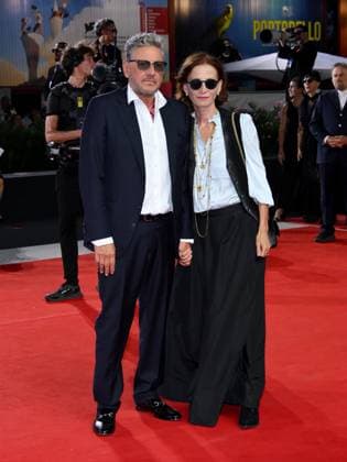Venice, 82nd Venice International Film Festival 2025 - Evening 5 - Red Carpet Filming Italy Venice Award Pictured: Sergio Castellitto, Margareth Mazzantini  Copyright: xAlbertoxTerenghi PoolxPhotoxEventsx06x xipa-agency.netx xPoolxPhotoxEventsx06x IPA_Agency_IPA63800916