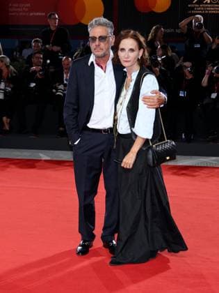 Venice, 82nd Venice International Film Festival 2025 - Evening 5 - Red Carpet Filming Italy Venice Award Pictured: Sergio Castellitto, Margareth Mazzantini  Copyright: xAlbertoxTerenghi PoolxPhotoxEventsx06x xipa-agency.netx xPoolxPhotoxEventsx06x IPA_Agency_IPA63801089