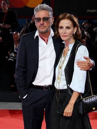 Venice, 82nd Venice International Film Festival 2025 - Evening 5 - Red Carpet Filming Italy Venice Award Pictured: Sergio Castellitto, Margareth Mazzantini  Copyright: xAlbertoxTerenghi PoolxPhotoxEventsx06x xipa-agency.netx xPoolxPhotoxEventsx06x IPA_Agency_IPA63801104