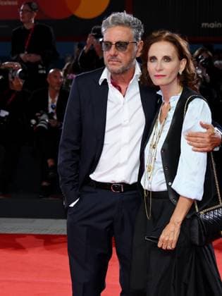 Venice, 82nd Venice International Film Festival 2025 - Evening 5 - Red Carpet Filming Italy Venice Award Pictured: Sergio Castellitto, Margareth Mazzantini  Copyright: xAlbertoxTerenghi PoolxPhotoxEventsx06x xipa-agency.netx xPoolxPhotoxEventsx06x IPA_Agency_IPA63801124