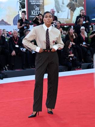 Venice, 82nd Venice International Film Festival 2025 - evening 5 - red carpet of the film Father Mother Sister Brother Pictured: Megan Ria  Copyright: xAlbertoxTerenghi PoolxPhotoxEventsx06x xipa-agency.netx xPoolxPhotoxEventsx06x IPA_Agency_IPA63802535