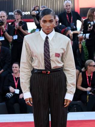 Venice, 82nd Venice International Film Festival 2025 - evening 5 - red carpet of the film Father Mother Sister Brother Pictured: Megan Ria  Copyright: xAlbertoxTerenghi PoolxPhotoxEventsx06x xipa-agency.netx xPoolxPhotoxEventsx06x IPA_Agency_IPA63802566