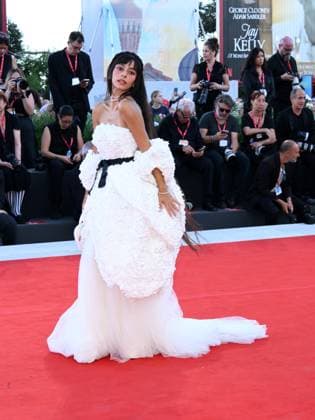 Venice, 82nd Venice International Film Festival 2025 - evening 5 - red carpet of the film Father Mother Sister Brother Pictured: Alessia Tresoldi  Copyright: xAlbertoxTerenghi PoolxPhotoxEventsx06x xipa-agency.netx xPoolxPhotoxEventsx06x IPA_Agency_IPA63802643