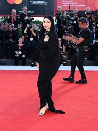 Venice, 82nd Venice International Film Festival 2025 - evening 5 - red carpet of the film Father Mother Sister Brother Pictured: Aya Mohamed  Copyright: xAlbertoxTerenghi PoolxPhotoxEventsx06x xipa-agency.netx xPoolxPhotoxEventsx06x IPA_Agency_IPA63802765
