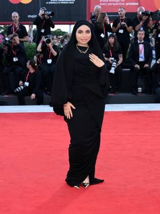 Venice, 82nd Venice International Film Festival 2025 - evening 5 - red carpet of the film Father Mother Sister Brother Pictured: Aya Mohamed  Copyright: xAlbertoxTerenghi PoolxPhotoxEventsx06x xipa-agency.netx xPoolxPhotoxEventsx06x IPA_Agency_IPA63802776