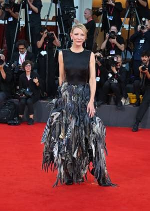 Father Mother Sister Brother red carpet in Venezia - 31 Aug 2025 Cate Balnchett attends the red carpet of film Father Mother Brother Sister at 82nd Venice Film Festival. Venezia Italy Copyright: xAntoninoxD Espositox xSOPAxImagesx ADES885