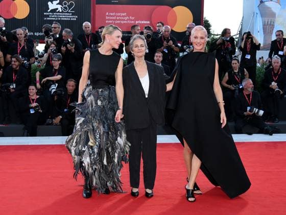 Venice, 82nd Venice International Film Festival 2025 - evening 5 - red carpet of the film Father Mother Sister Brother Pictured: Charlotte Rampling, Cate Blanchett, Vicky Krieps  Copyright: xAlbertoxTerenghi PoolxPhotoxEventsx06x xipa-agency.netx xPoolxPhotoxEventsx06x IPA_Agency_IPA63803118
