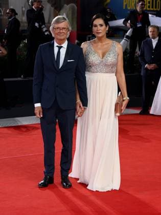 Venice, 82nd Venice International Film Festival 2025 - evening 5 - red carpet Filming Italy Venice Award Pictured: Bille August, Pernilla August  Copyright: xAlbertoxTerenghi PoolxPhotoxEventsx06x xipa-agency.netx xPoolxPhotoxEventsx06x IPA_Agency_IPA63803136