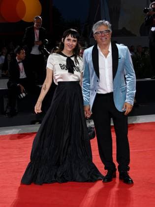 Venice, 82nd Venice International Film Festival 2025 - evening 5 - red carpet Filming Italy Venice Award Pictured: Susy Laude, Dino Abbrescia  Copyright: xAlbertoxTerenghi PoolxPhotoxEventsx06x xipa-agency.netx xPoolxPhotoxEventsx06x IPA_Agency_IPA63803142