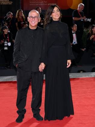 Venice, 82nd Venice International Film Festival 2025 - evening 5 - red carpet Filming Italy Venice Award Pictured: Ferzan Özpetek, Ambra Angiolini  Copyright: xAlbertoxTerenghi PoolxPhotoxEventsx06x xipa-agency.netx xPoolxPhotoxEventsx06x IPA_Agency_IPA63803181
