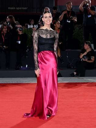 Venice, 82nd Venice International Film Festival 2025 - Evening 5 - Red Carpet Filming Italy Venice Award Pictured: Sveva Mariani  Copyright: xAlbertoxTerenghi PoolxPhotoxEventsx06x xipa-agency.netx xPoolxPhotoxEventsx06x IPA_Agency_IPA63803509