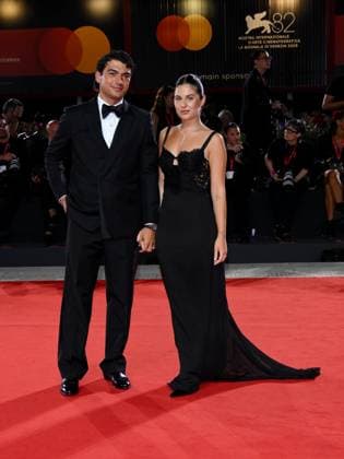 Venice, 82nd Venice International Film Festival 2025 - Evening 5 - Red Carpet Filming Italy Venice Award Pictured: Giacomo Giorgio, Maddalena Botta  Copyright: xAlbertoxTerenghi PoolxPhotoxEventsx06x xipa-agency.netx xPoolxPhotoxEventsx06x IPA_Agency_IPA63803523