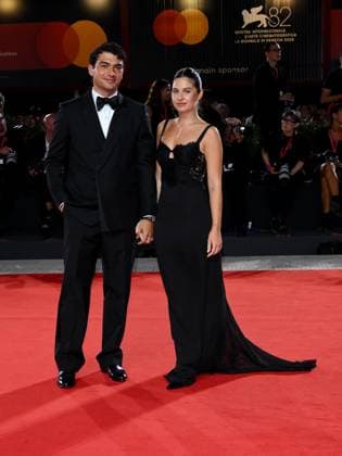 Venice, 82nd Venice International Film Festival 2025 - Evening 5 - Red Carpet Filming Italy Venice Award Pictured: Giacomo Giorgio, Maddalena Botta  Copyright: xAlbertoxTerenghi PoolxPhotoxEventsx06x xipa-agency.netx xPoolxPhotoxEventsx06x IPA_Agency_IPA63803527