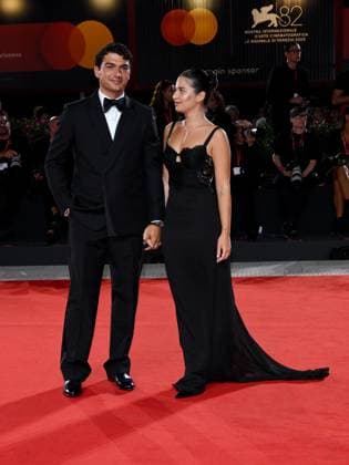 Venice, 82nd Venice International Film Festival 2025 - Evening 5 - Red Carpet Filming Italy Venice Award Pictured: Giacomo Giorgio, Maddalena Botta  Copyright: xAlbertoxTerenghi PoolxPhotoxEventsx06x xipa-agency.netx xPoolxPhotoxEventsx06x IPA_Agency_IPA63803528