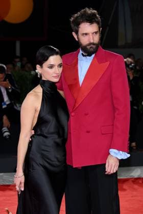 Venice, 82nd Venice International Film Festival 2025 - Evening 5 - Red Carpet Filming Italy Venice Award Pictured: Damiano D Innocenzo, Ilaria Caffio  Copyright: xAlbertoxTerenghi PoolxPhotoxEventsx06x xipa-agency.netx xPoolxPhotoxEventsx06x IPA_Agency_IPA63803642