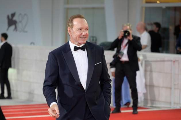 Filming Italy Venice Award red carpet in Venice Lido - 31 Aug 2025 Kevin Spacey attends the red carpet of Filming Italy Venice Award at 82nd Venice Film Festival at Palazzo del Cinema. Venice Lido Italy Copyright: xMarioxCartellix xSOPAxImagesx _DSC4748